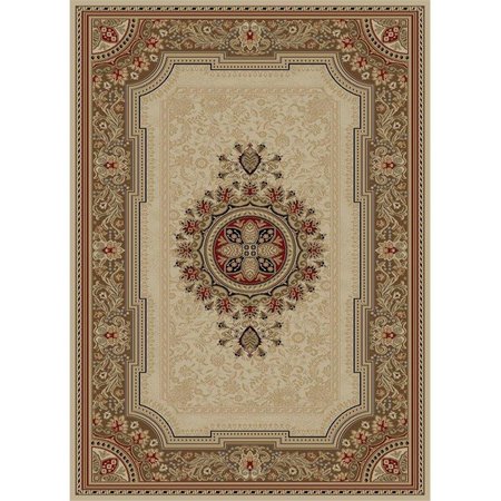 CONCORD GLOBAL 2 ft. 2 in. x 7 ft. 3 in. Ankara Chateau - Ivory 65222